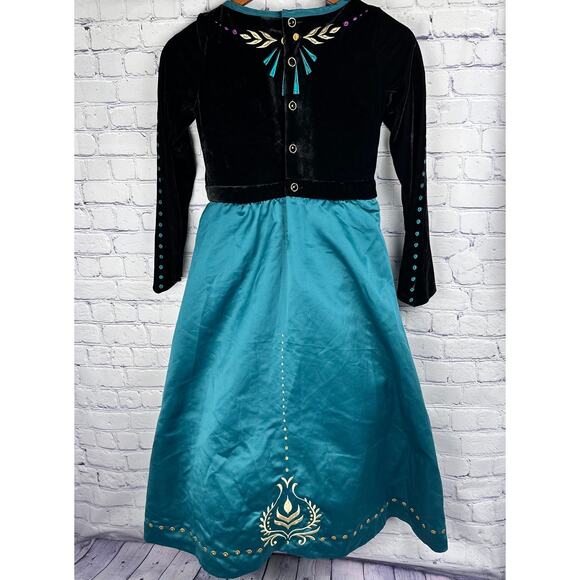 Disney Store Frozen 2 Queen Anna Deluxe Dress Costume Heavy Duty Size 9/10 - Picture 4 of 15
